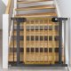 Nukido Pressure Fit Safety Gate for Stairs 718200, Black & Wood
