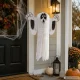 3D Foldable Paper Ghost Halloween Decoration, White