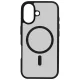 Roobix Dusky MagSafe Case for iPhone 17, Matte Black