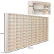 Kruzzel 20233 Wooden Toy Car Display Shelf, 80 Compartments, Pine