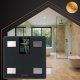 Ruhhy 00020675 Analytical Body Scale with LCD, Black