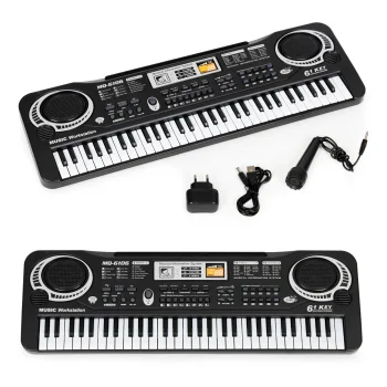 Multistore HC158194 Children's Keyboard with Microphone, 61 Keys