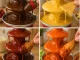 Electric Chocolate Fountain, 3 Tiers, Red