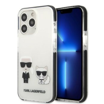 Apple iPhone 13 Pro Max 6.7" Karl Lagerfeld Karl&Choupette Case Cover (KLHCP13XTPEKCW), White