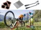 Vulcanisation Kit For Bicycle Inner Tubes Repair Patches With Spoons Glue