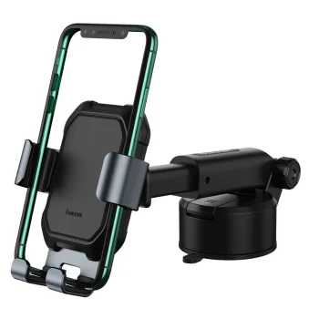 Baseus Gravity Car Mount Dashboard Windshield Phone Bracket Holder, Black