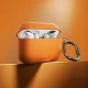 Puro Icon Silicone Case for AirPods Pro 3 with Carabiner, Orange
