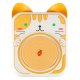 Kids Pottery Wheel Kit with Clay and Paints, Yellow Cat