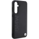 BMW Samsung Galaxy S23 FE Case Leather Hot Stamp, Black