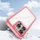 Outer Space Case for iPhone 16 Pro Max with Gel Frame, Red