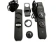 Multifunctional Survival Whistle with Compass, Flashlight, Magnifier, and Thermometer, Black