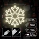 Forever Neon Decorative LED Lamp Figure Flashlight with USB, Snowflake