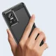 Carbon Case for Realme GT Neo 3, Flexible TPU Cover, Black