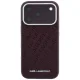 Karl Lagerfeld MagSafe Case for iPhone 17 Pro Max / 18 Pro Max, Burgundy