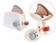 Koka rotaļu tosteris bērniem, balts + aksesuāri | Wooden toaster toy for children, white + accessories