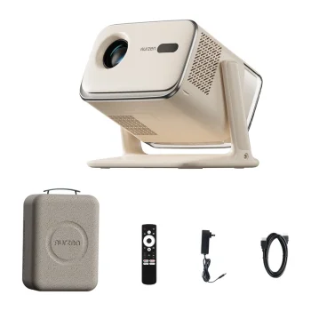 AURZEN Boom Mini Projector with Protective Case