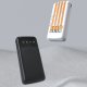 Внешний аккумулятор Dudao K6Pro 10000mAh со встроенными кабелями, белый