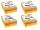 Self-Adhesive Sticky Notes Pad, 400 Sheets, 76 x 76 mm, Multi-Color
