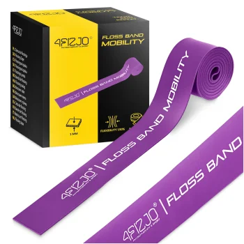 4FIZJO Floss Band Compression Rehabilitation Exercise Band 1 mm, Purple