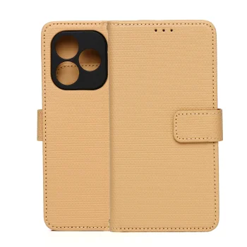 TFO Smart Triangle Wallet Case for Honor 600 / 600 Pro, Brown