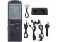 Digital Voice Recorder with MP3 Player 8GB, Voice Activated Audio Recorder, Black