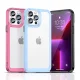 Outer Space Case for iPhone 12 Pro Max Hybrid Cover with TPU Frame Red