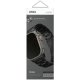 Uniq Osta Strap Case for Apple Watch 42/44/45/ 49mm Series 1/2/3/4/5/6/7/8/SE/SE2/Ultra Stainless Steel - Black