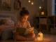 Silicone Kids Night Light Capybara, USB, RGB, 30 Min Timer