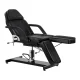 Sillon 210 Hydraulic Pedicure Chair with Cradle Function and Split Footrest, Black