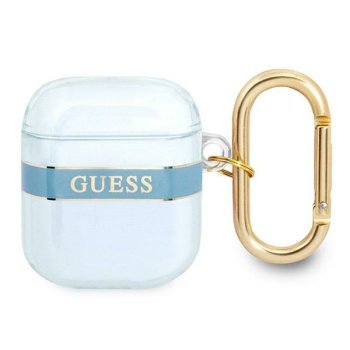 Guess AirPods Cover Strap Collection Blue