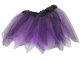 Kids Halloween costume with skirt and headband, black, purple