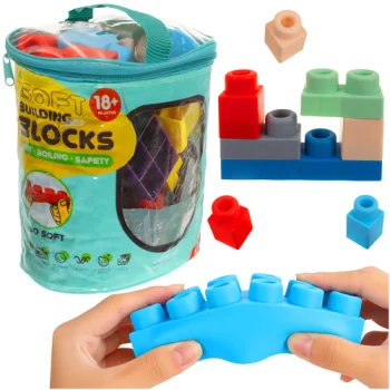 Iso Trade Soft Sensory Blocks for Kids, 30 pcs