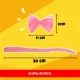 Kruzzel 4-Piece Cat Costume for Girls Kids Dress-Up Set 26517, Pink