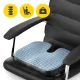 4FIZJO Orthopedic Seat Cushion with Memory Foam, Blue-Grey