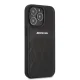 Mercedes iPhone 13 / 13 Pro Case Leather Curved Lines, Black