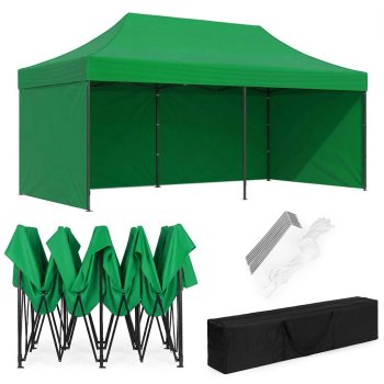 Pop-up Garden Gazebo Event Tent MultiGarden 3x6m, green