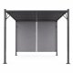 MultiGarden dārza pergola 3x4 m, tērauda konstrukcija, pelēka