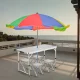 Bakalu KZ1138 Folding Camping Table Set with 4 Chairs