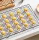 Metal Cooling Rack for Baking 28x25 cm, Black
