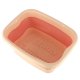 Collapsible Silicone Foot Massage and Wash Basin, 13L, Salmon