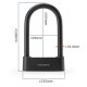 Smart U-Lock Rockbros 32210818001 Fingerprint & Bluetooth