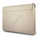 Guess Saffiano Script Laptop Sleeve 13\", Gold