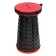 Telescopic Folding Camping Stool, Red
