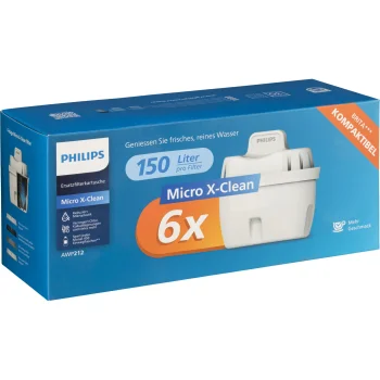 Philips Micro X-clean AWP212/31 Water Filter Cartridges, 6-Pack