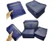 Travel Organizers for Suitcase and Laundry, 6 pcs, Navy Blue
