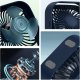 Mini galda ventilators USB, zils