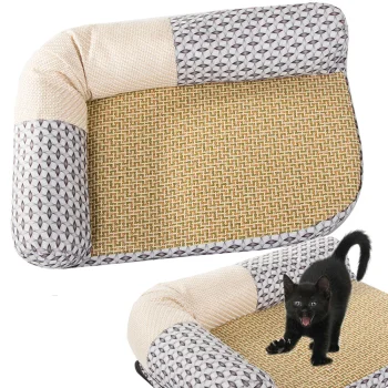 Cat Bed with Scratching Pad, Size S (Mixed Designs)
