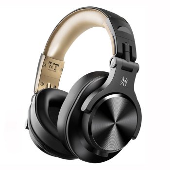 OneOdio Fusion A70 Wireless Bluetooth Over-Ear Headphones, Gold