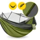 Mountain Goat Single Camping Hammock with Mosquito Net, Grey-Green