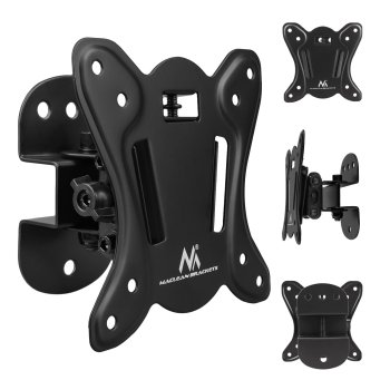 Maclean MC-670 TV and Monitor Wall Mount, 13-27", VESA 100x100, 20kg